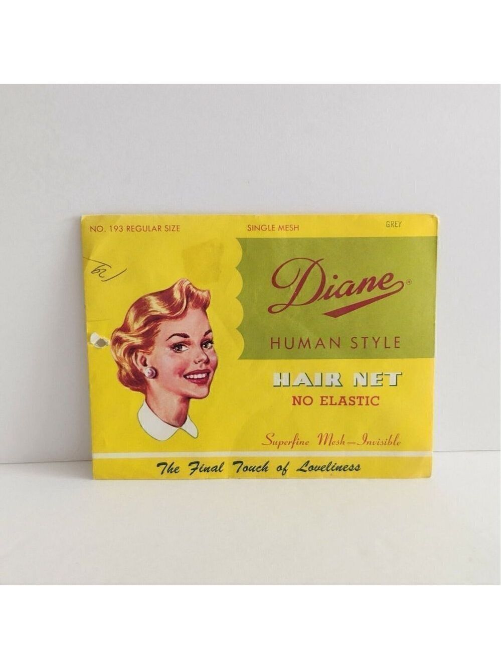 Vintage Diane Human Style Hair Net No Elastic Super Fine